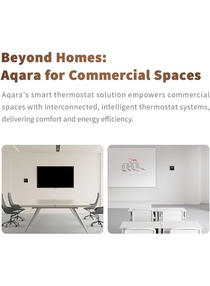 Aqara Smart Thermostat W400(FCU), Matter-Compatible, Whole-Home Climate Control System-WT-A02D Global version - Image 5