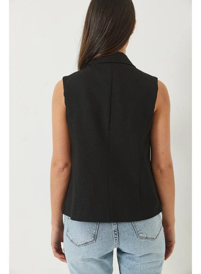 Ginger Button Up Tailored Vest