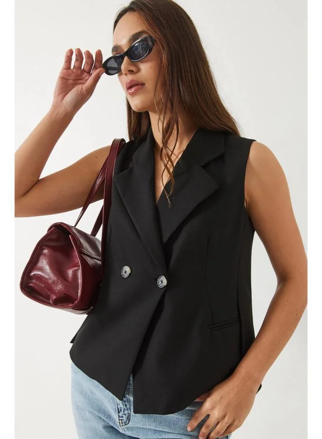 Ginger  Button Up Tailored Vest for Women | Best Price UAE