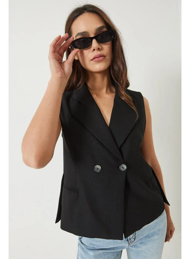 Ginger  Button Up Tailored Vest for Women | Best Price UAE