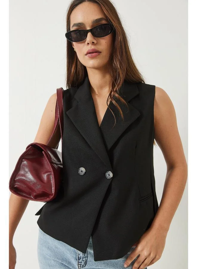 Ginger  Button Up Tailored Vest for Women | Best Price UAE