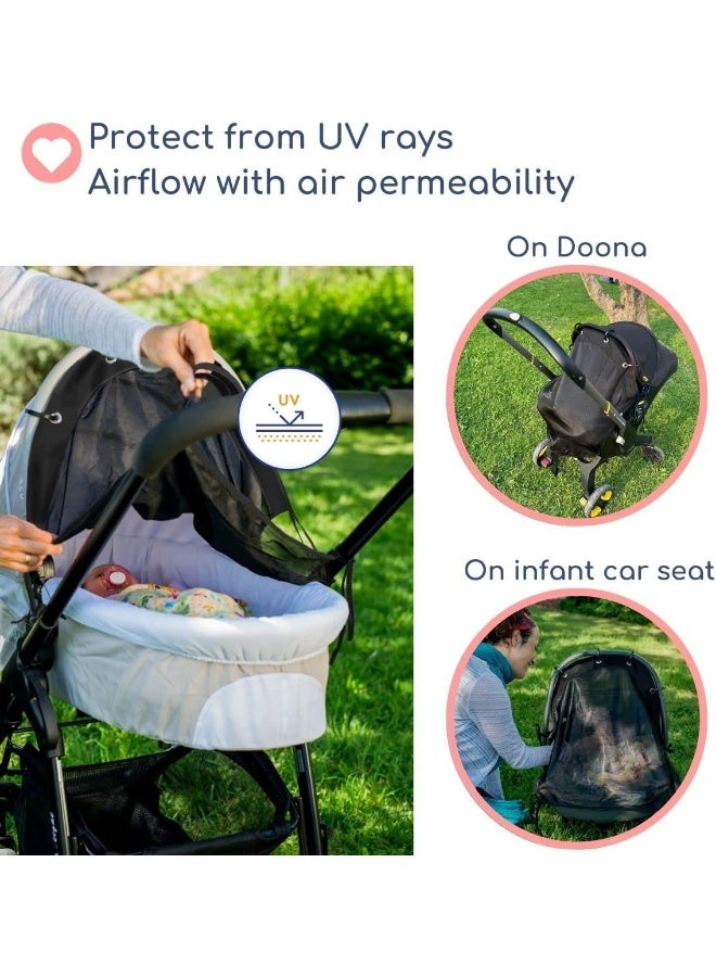IntiMom IntiMom Sun Shade for Stroller and Infant Car Seat  - Image 3