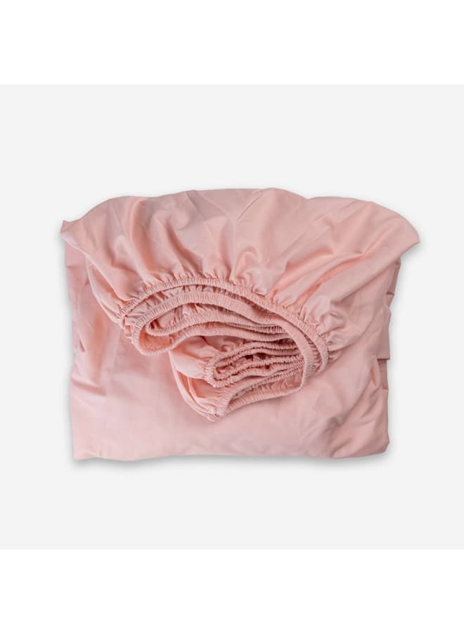 ب كومفورت  طقم ملاية أستك قطن روز - Image 3