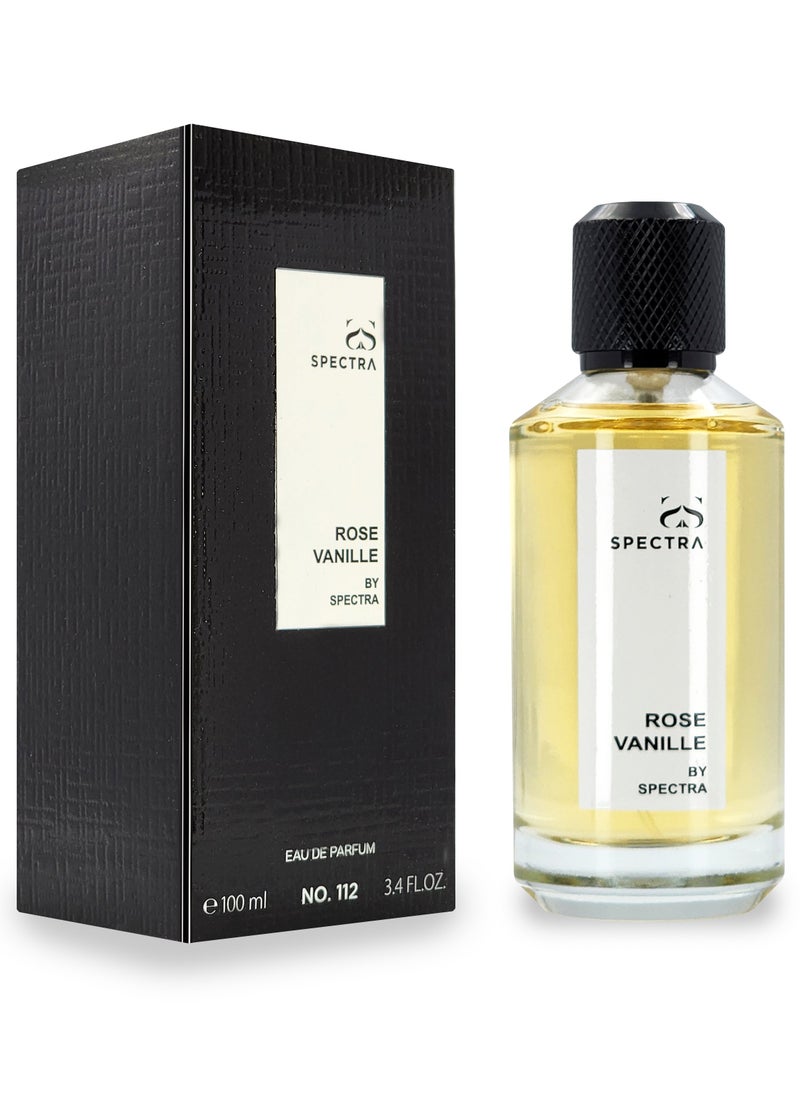 Spectra 112 Rose Vanilla EDP Unisex Perfume - 100ml  - Image 1