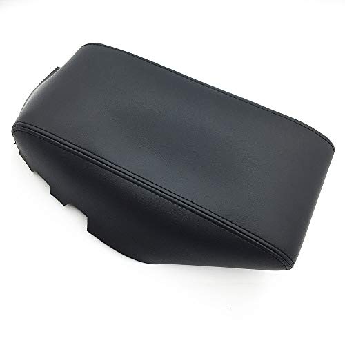 DSkoiph غطاء مسند الذراع لكونسول الوسط من DSkoiph جلد لسيارة كرايسلر 300 2004-2010 جلد فقط أسود - Image 2