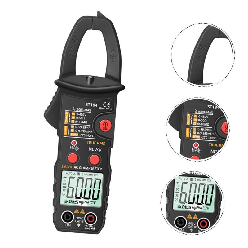 Digital Clamp Meter Digital Voltage Tester Ammeter Tool for Ac Dc Voltage Measurement Without Battery, Industrial Electrical Testing Device - Image 5