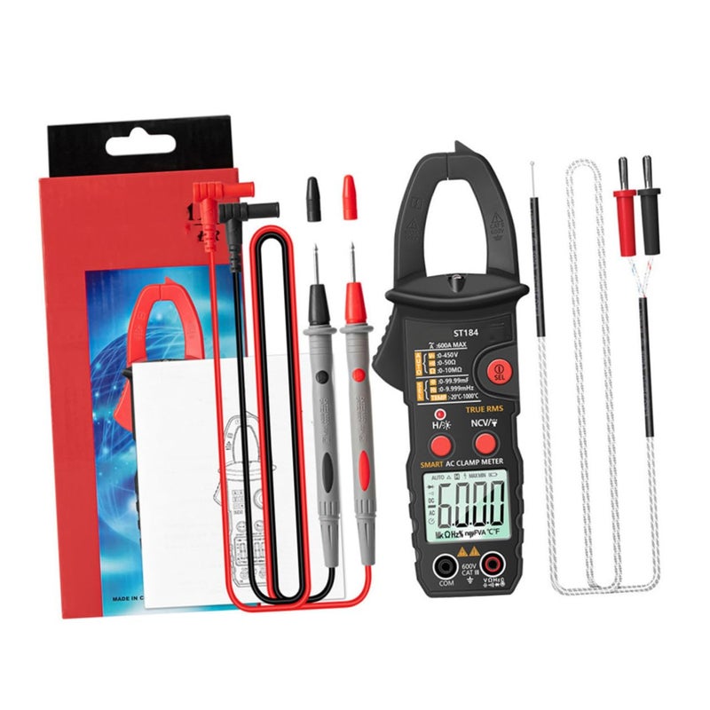 Digital Clamp Meter Digital Voltage Tester Ammeter Tool for Ac Dc Voltage Measurement Without Battery, Industrial Electrical Testing Device - Image 1