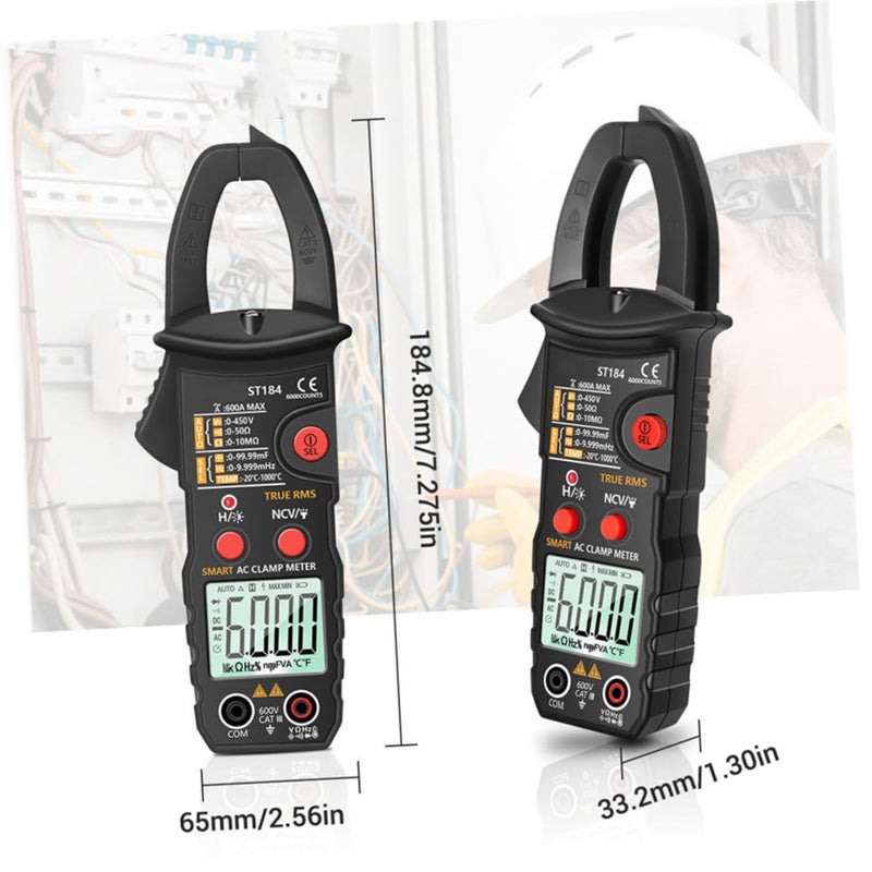 Digital Clamp Meter Digital Voltage Tester Ammeter Tool for Ac Dc Voltage Measurement Without Battery, Industrial Electrical Testing Device - Image 2