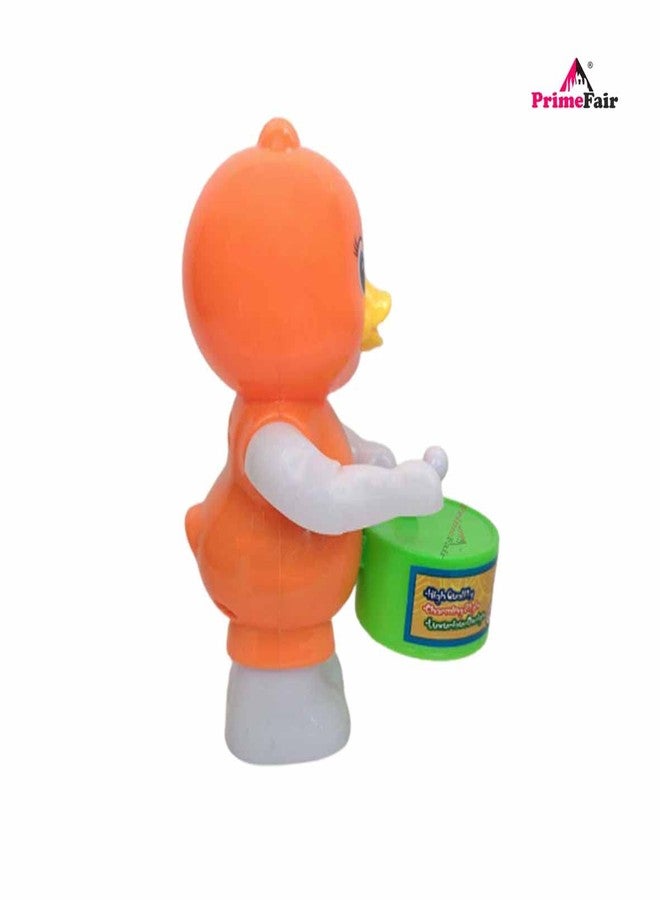 PRIMEFAIR Musical Drum Happy Drummer Key Operated Toys for Kids Dancing Action Rattle Toy (Multicolor) - Image 4