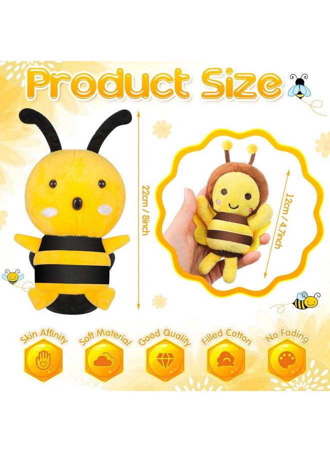 6 Pieces Bee Plush Bee Stuffed Animal Bees Plush With Yellow Toy Cuddly Large Soft Bee Pillow 2 Sizes 7.87 Inches 4.72 Inches - pzsku/Z34F5819D93428384A8BFZ/45/_/1720004635/2dec3873-3dd0-484c-9562-b0f18efd0fe6