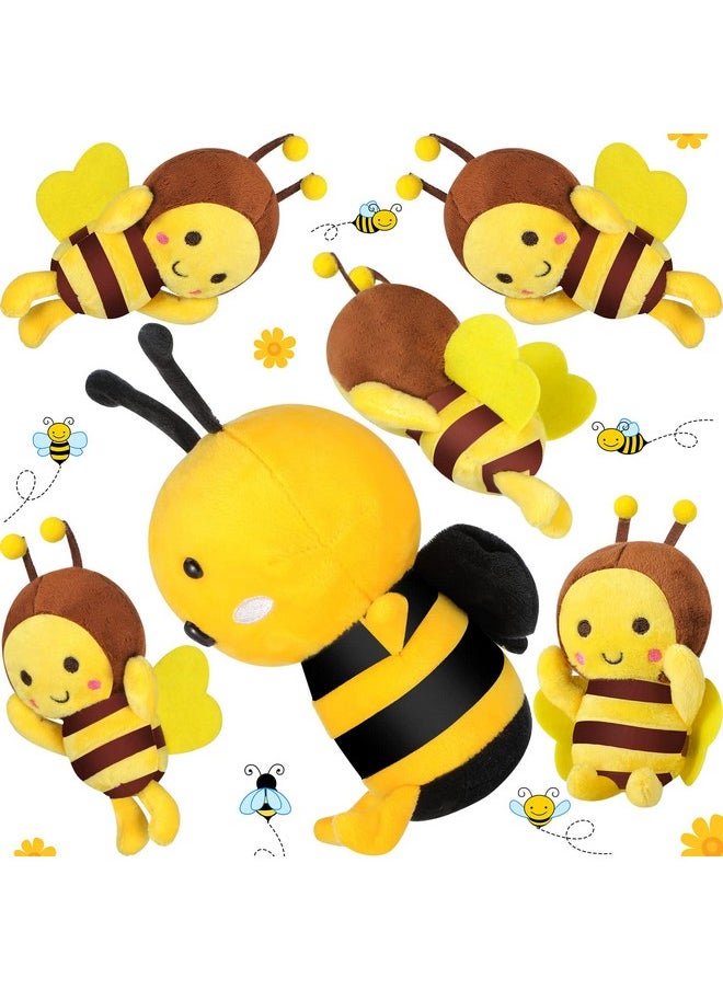 6 Pieces Bee Plush Bee Stuffed Animal Bees Plush With Yellow Toy Cuddly Large Soft Bee Pillow 2 Sizes 7.87 Inches 4.72 Inches - pzsku/Z34F5819D93428384A8BFZ/45/_/1720004640/21dd92d7-90fb-466b-a240-c11123ffd2c6