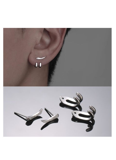 Men stud earring 1 Pair