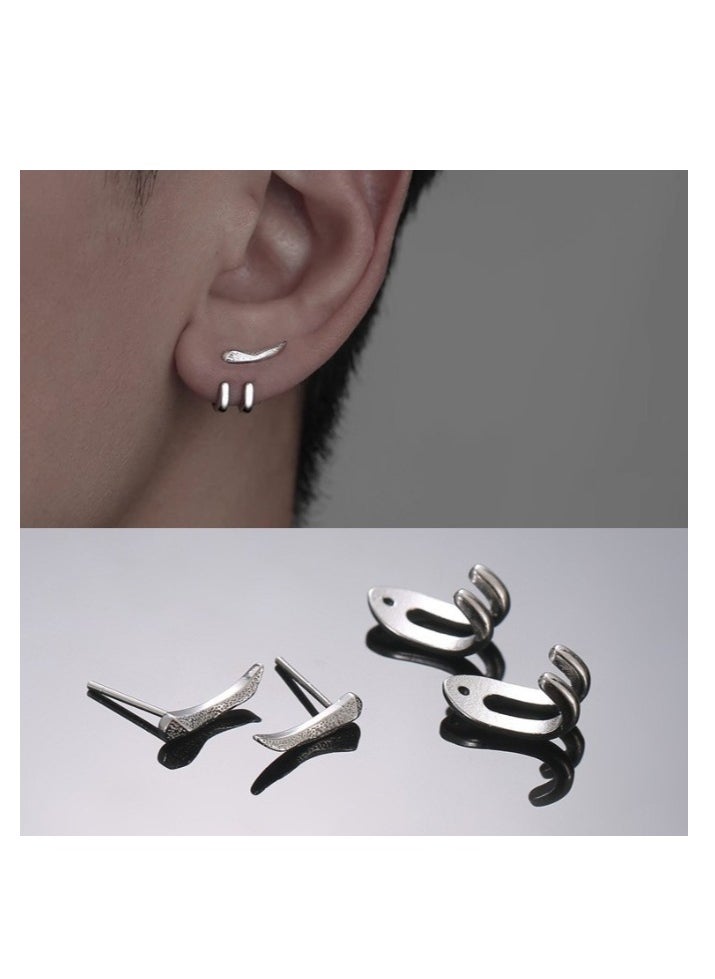 Men stud earring 1 Pair