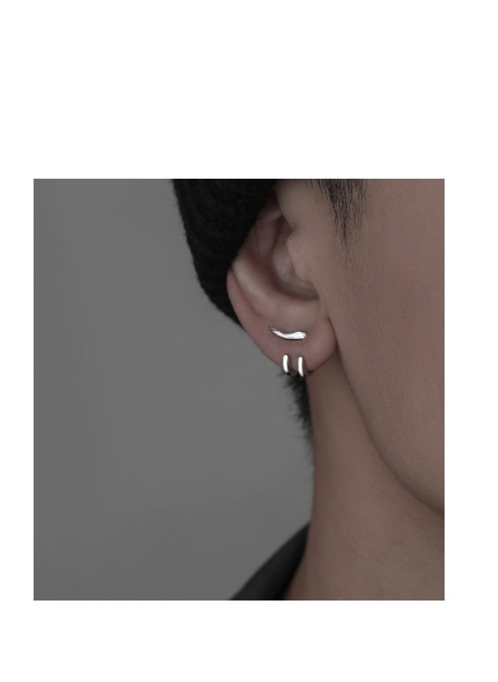 Men stud earring 1 Pair