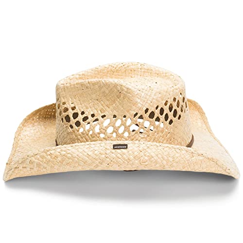 Stetson قبعة ستتسون للرجال من القش، طبيعي، صغير - Image 3