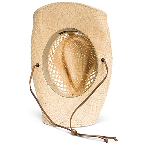 Stetson قبعة ستتسون للرجال من القش، طبيعي، صغير - Image 5