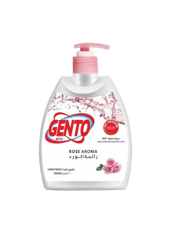 Gento Hand Soap With Rose Aroma, 500Ml