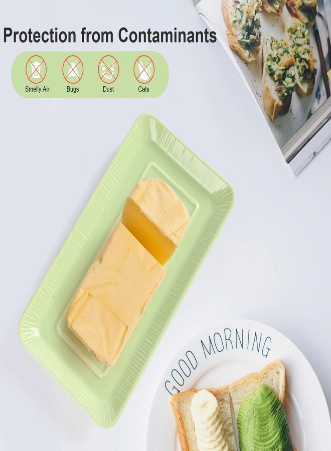 Lontcs Mushroom Butter Dish With Lid for Countertop,Ceramic Butter Container Mushroom Decor,Butter Tray Large Butter Dish Covered for Cute Kitchen Accessories,Accesorios Para Cocina - Image 5