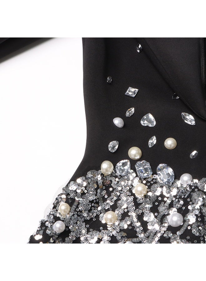 Embellished Blazer Dress