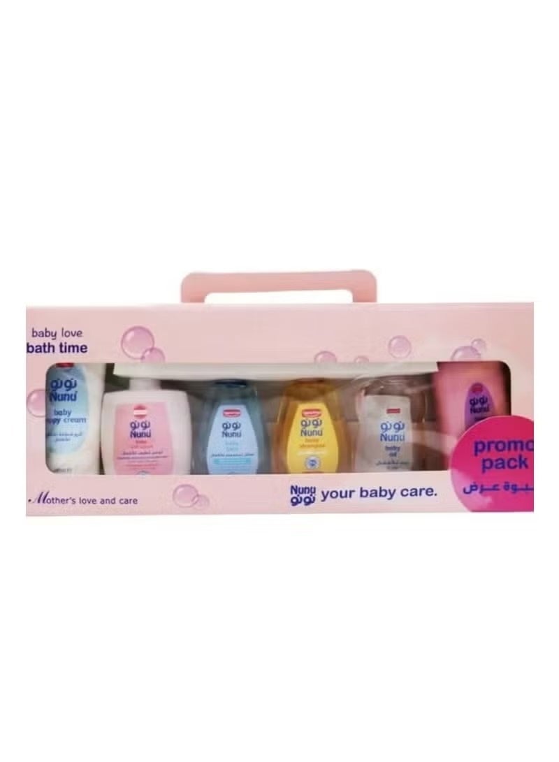 6-Piece Baby Care Gift Set, Nunu Newborn Care Kit, 100ml