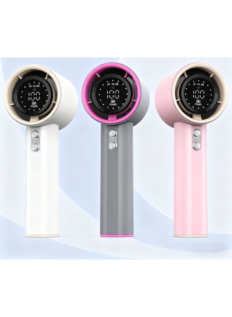 BAIKO GS1 Handheld Portable Fan, 3600mAh Dual-Battery, 13,800 RPM Powerful Motor,  Smart Safety Control, ABS Build - Image 3