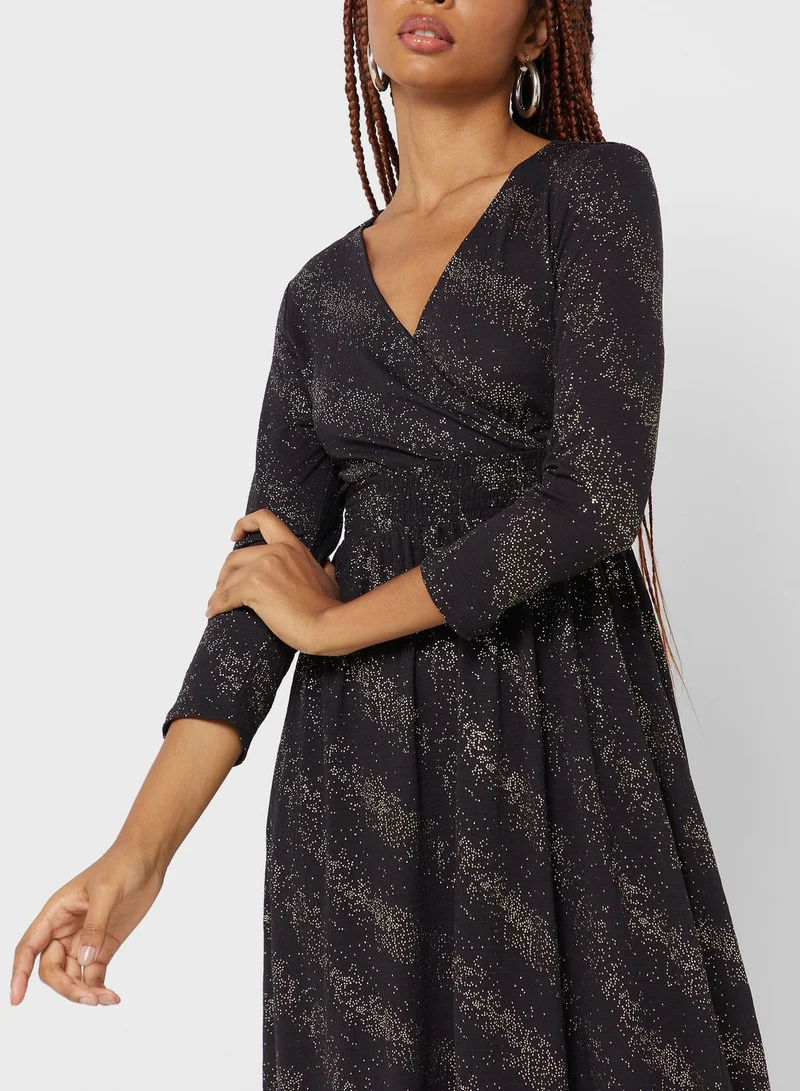 ONLY Printed Midi Dress