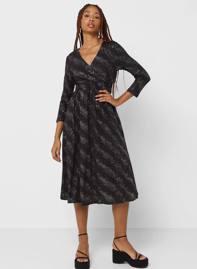 ONLY Printed Midi Dress