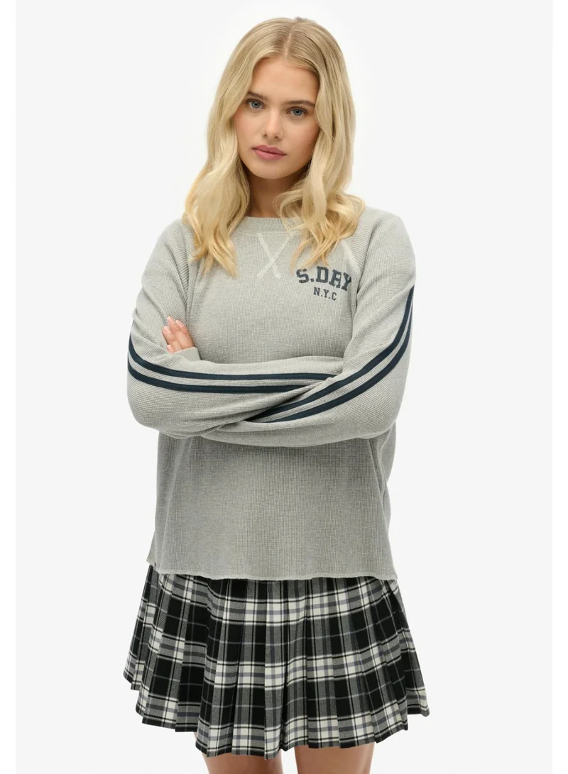 سوبر دراي Athletic Essentials Graphic Long Sleeve Top