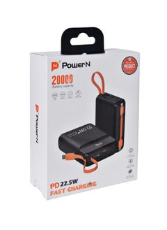 POWER N Power Bank 20000mAh with Type-C and Lightning Cables - PD/QC  - Image 1
