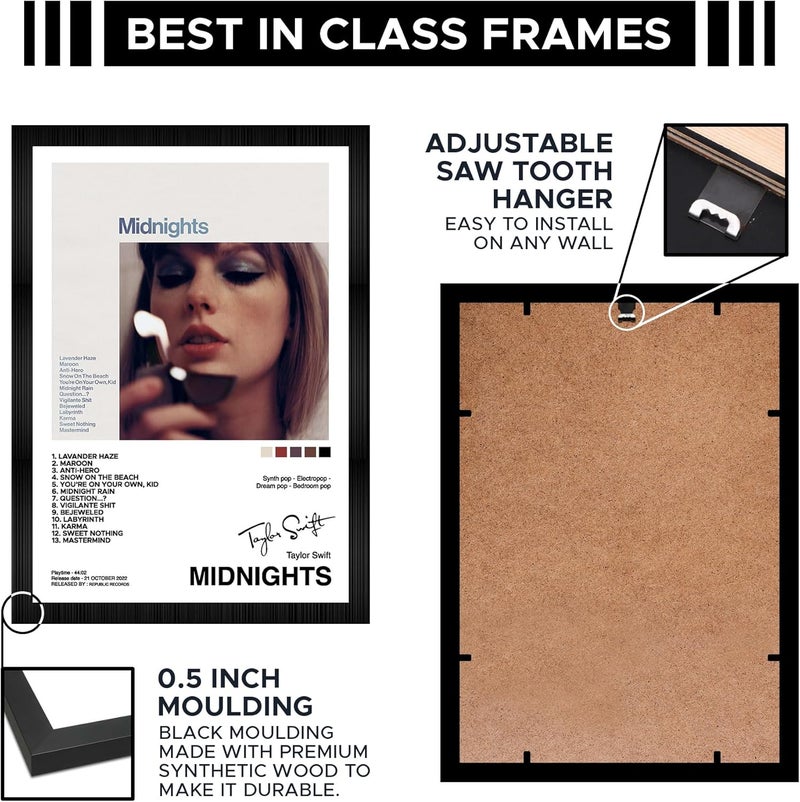 CodersParadise Taylor Swift Midnight Wall Poster Frame - Image 4