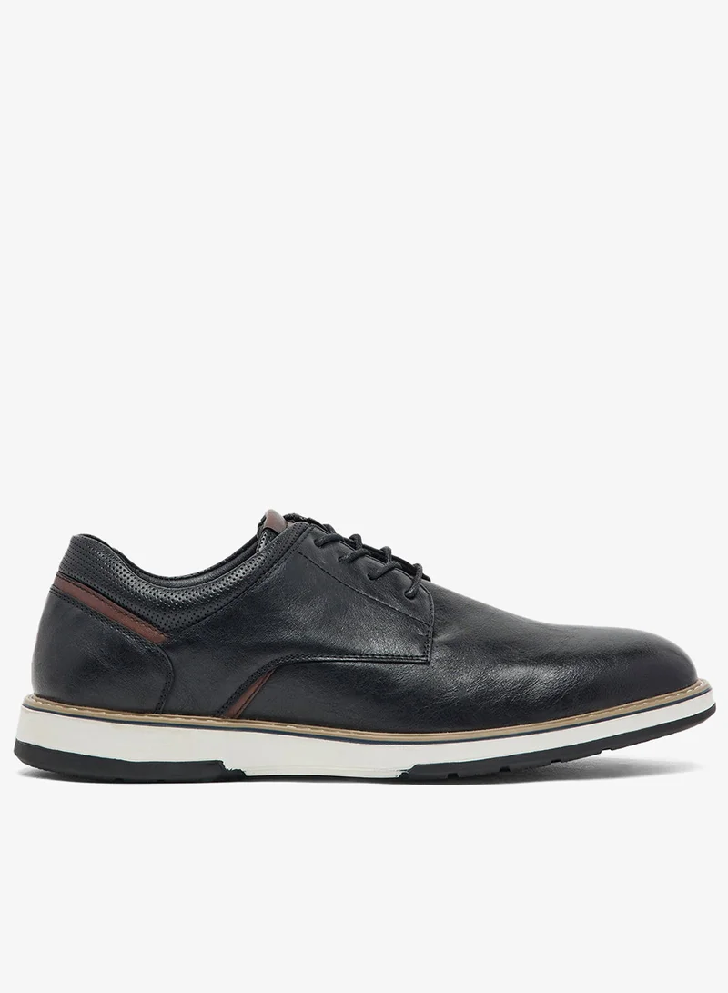 Robert Wood Welt Detail Casual Lace Ups
