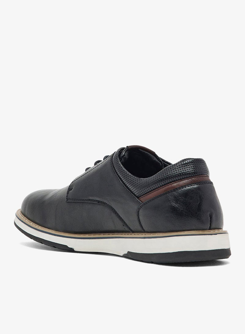 Robert Wood Welt Detail Casual Lace Ups - Image 2
