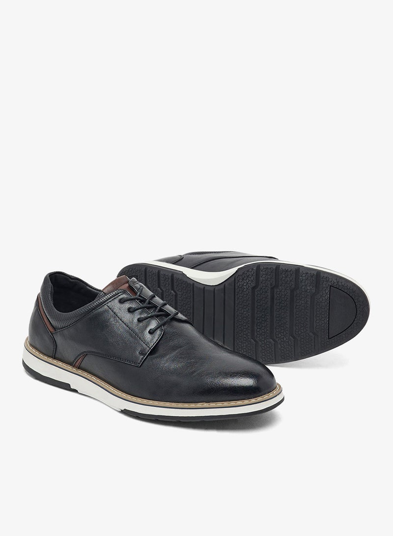 Robert Wood Welt Detail Casual Lace Ups - Image 3