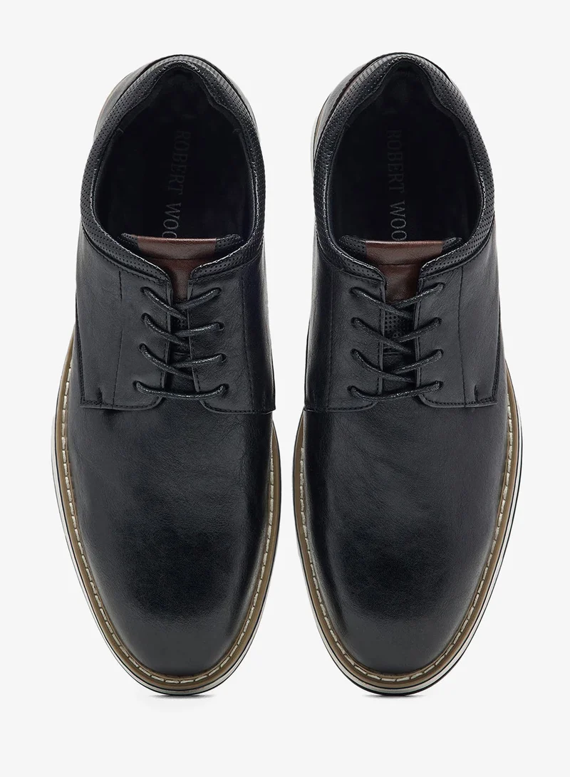 Robert Wood  Casual Lace Ups With Welt Details for Men | Best Price UAE