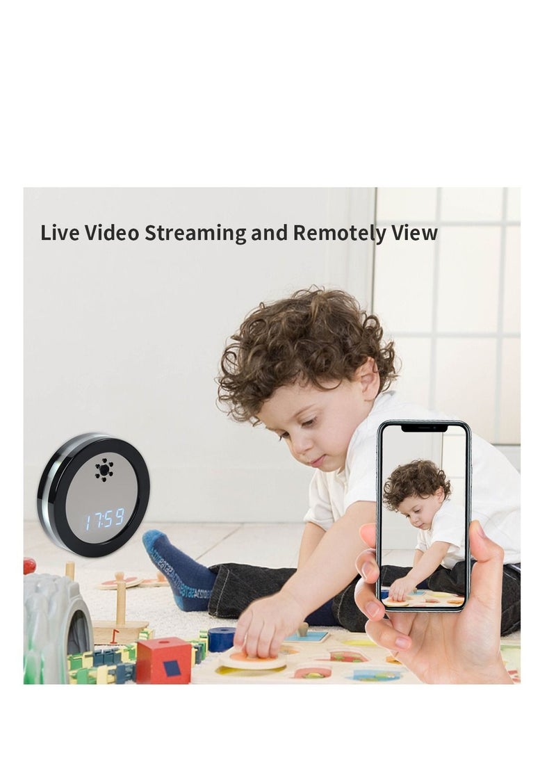 Generic - HD 1080P Digital Smart Camera Wireless Nanny WiFi Clock Camera for Home Security - Image 1