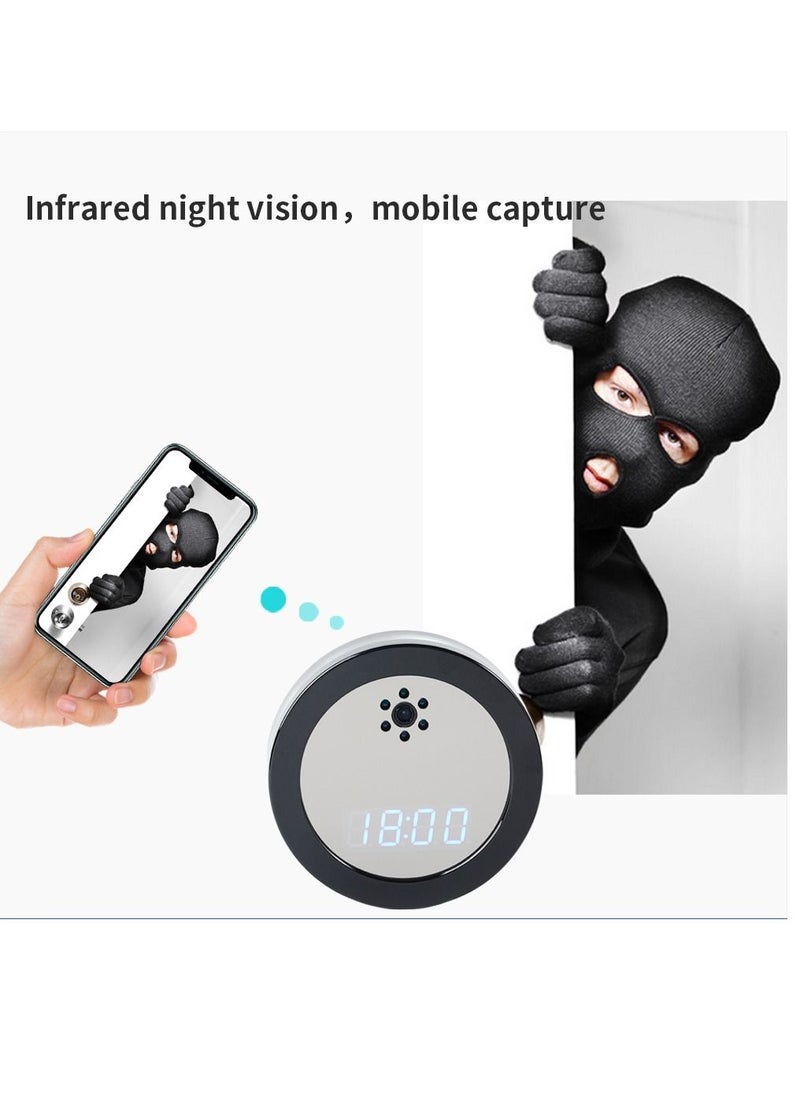 Generic - HD 1080P Digital Smart Camera Wireless Nanny WiFi Clock Camera for Home Security - Image 1