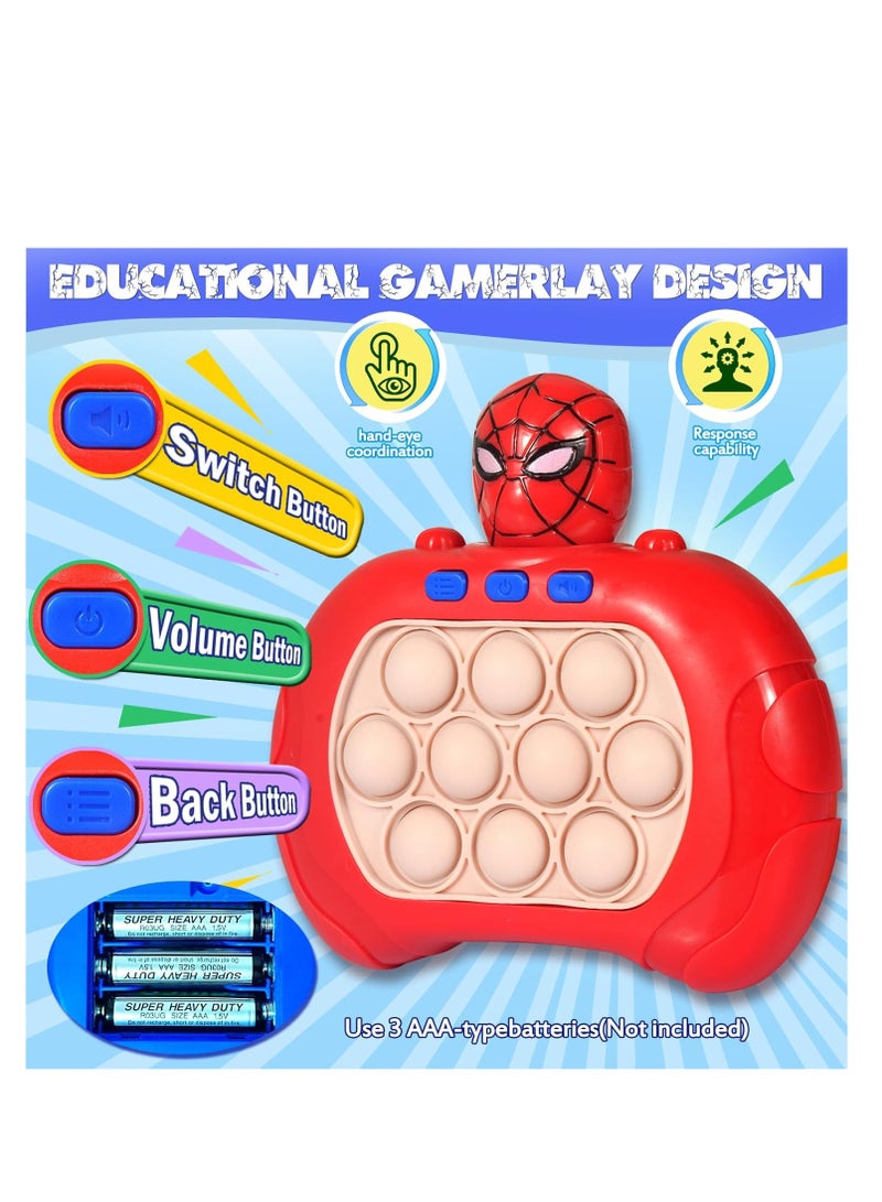 لعبة الضغط السريع على شكل عنكبوت، ألعاب فيدجيت ات برو للأطفال والكبار، لعبة بازل سريعة محمولة باليد، لعبة تخفيف التوتر والفقاعات هدايا الحفلات، هدية للبنات والأولاد - Image 2