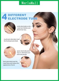 MarlaMall High Frequency Facial Wand for Facial Hair Eye Massage  - Image 5