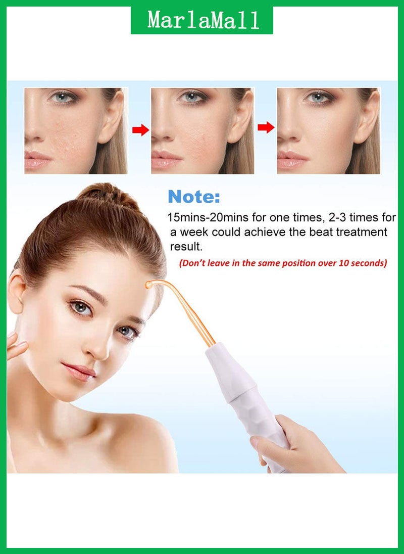 High Frequency Facial Wand for Facial Hair Eye Massage