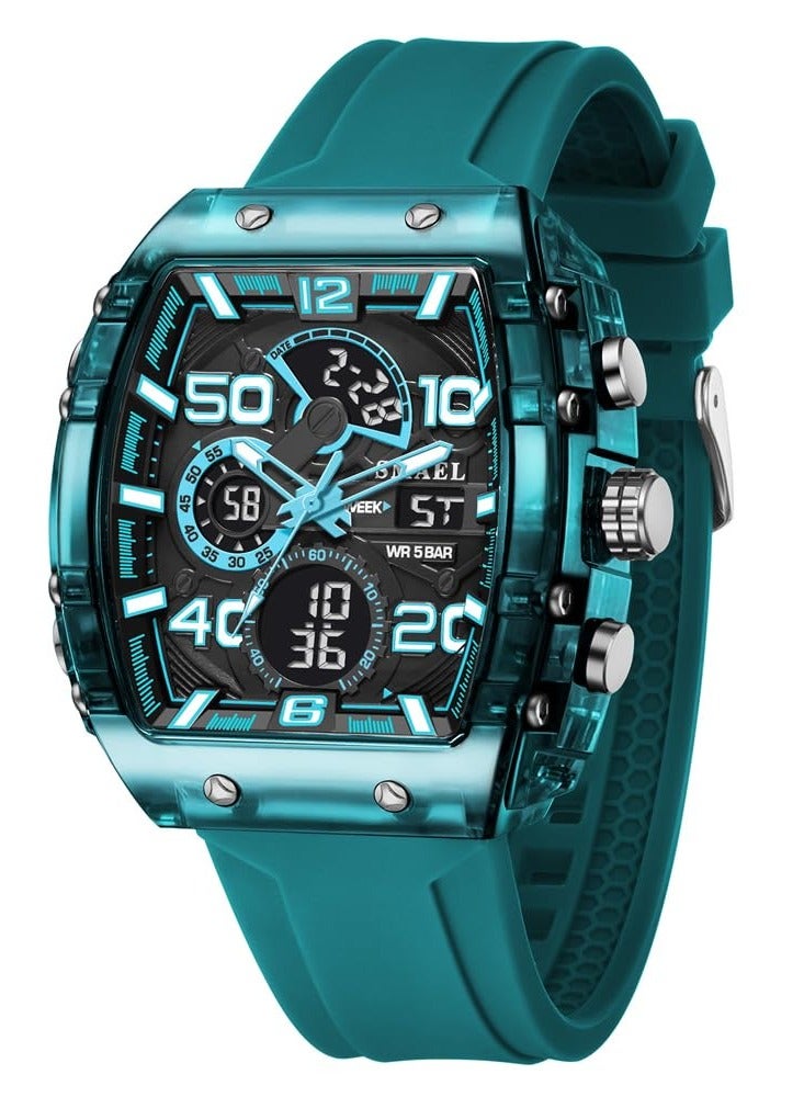 سميل ساعة الرجال ، الرياضة في الهواء الطلق للماء مضيئة متعددة الوظائف الرجل ساعة-49mm - Image 1