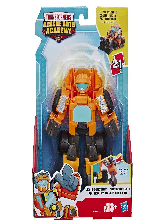 PLAYSKOOL أبطال بلاي سكول ترانسفورمرز أكاديمية إنقاذ الروبوت ويدج، روبوت لعبة قابل للتحويل، تمثال عمل قابل للجمع بطول 6 إنش للأطفال من عمر 3 سنوات وما فوق - Image 5