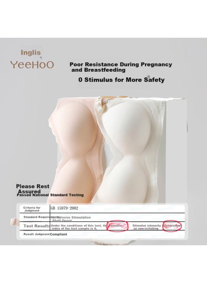 Enoulite Ying A-class Maternity Nursing Bra Special Comfortable Seamless Anti-sagging Bra For Postpartum Breastfeeding Underwear Skin L - Image 4