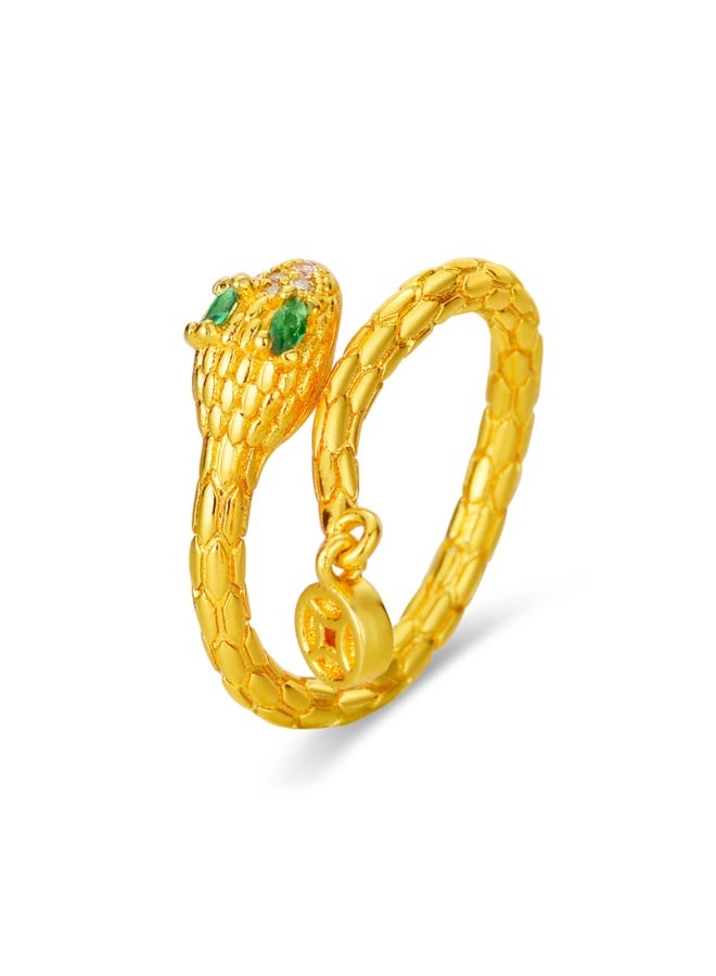 KUYING Fashion Niche High-End Personalized Adjustable Ring  - Image 1