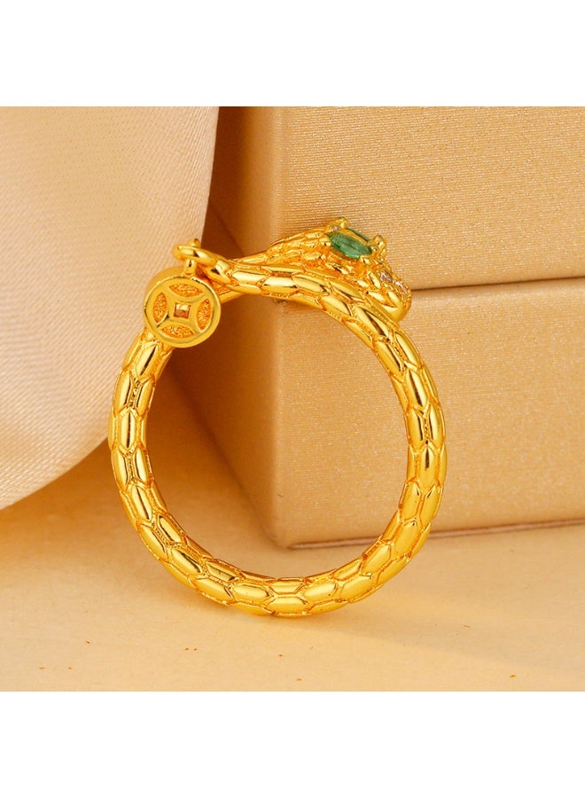 KUYING Fashion Niche High-End Personalized Adjustable Ring  - Image 3