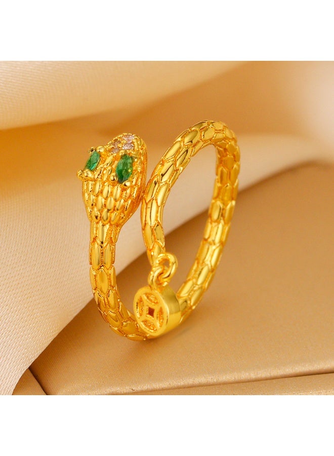 KUYING Fashion Niche High-End Personalized Adjustable Ring  - Image 5