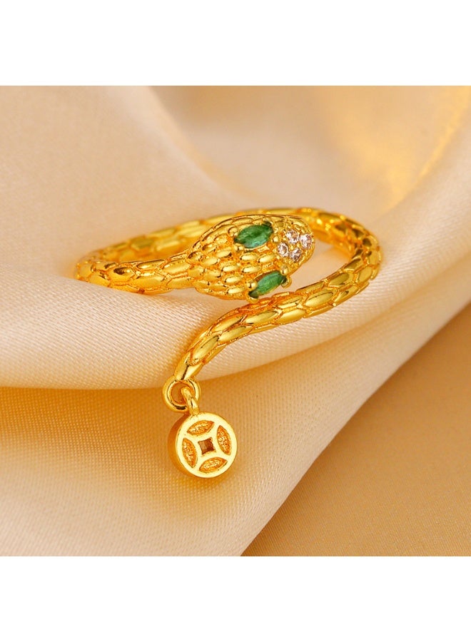 KUYING Fashion Niche High-End Personalized Adjustable Ring  - Image 4