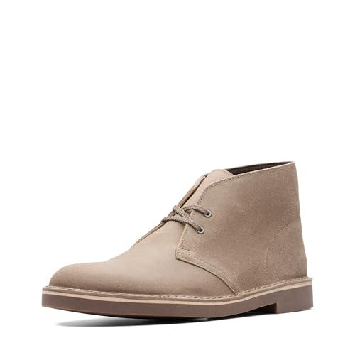 clarks حذاء كلاركس بوشاكير 2 تشوكا للرجال، جلد سويدي متآكل بلون التوبا، 7.5 أمريكي - Image 1