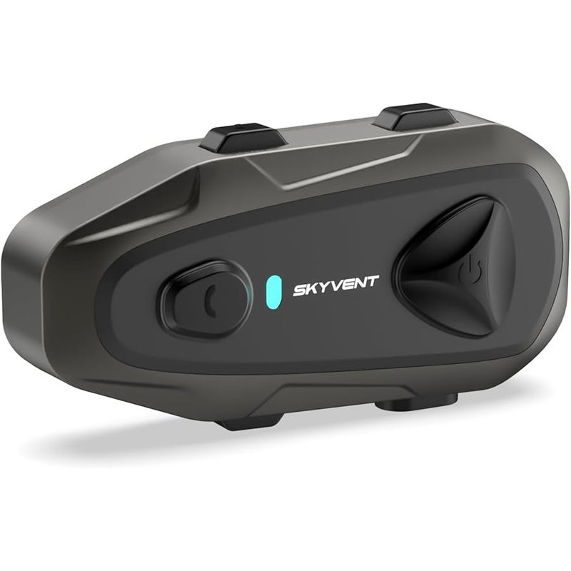 EJEAS E1 Motorcycle Helmet Bluetooth Headset, Bluetooth 5.3 Helmet Speaker with Noise Reduction and IP65 Waterproof, Voice Assistant and Hands-Free Calling for Single Rider Use - Image 1