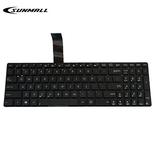 SUNMALL Keyboard Replacement Compatible with Asus K55 K55A K55V K55DE K55VD K55VJ K55VM K55XI K55VS R500V R500VD R500VS F751LK F751M K751L X751L X751LD Series Black US Layout - Image 4