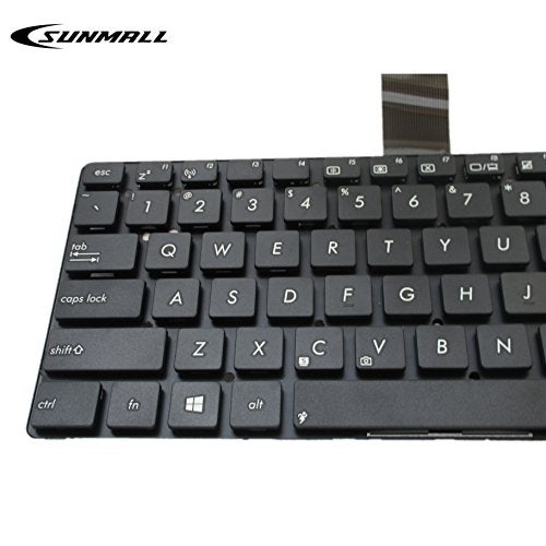 SUNMALL Keyboard Replacement Compatible with Asus K55 K55A K55V K55DE K55VD K55VJ K55VM K55XI K55VS R500V R500VD R500VS F751LK F751M K751L X751L X751LD Series Black US Layout - Image 5